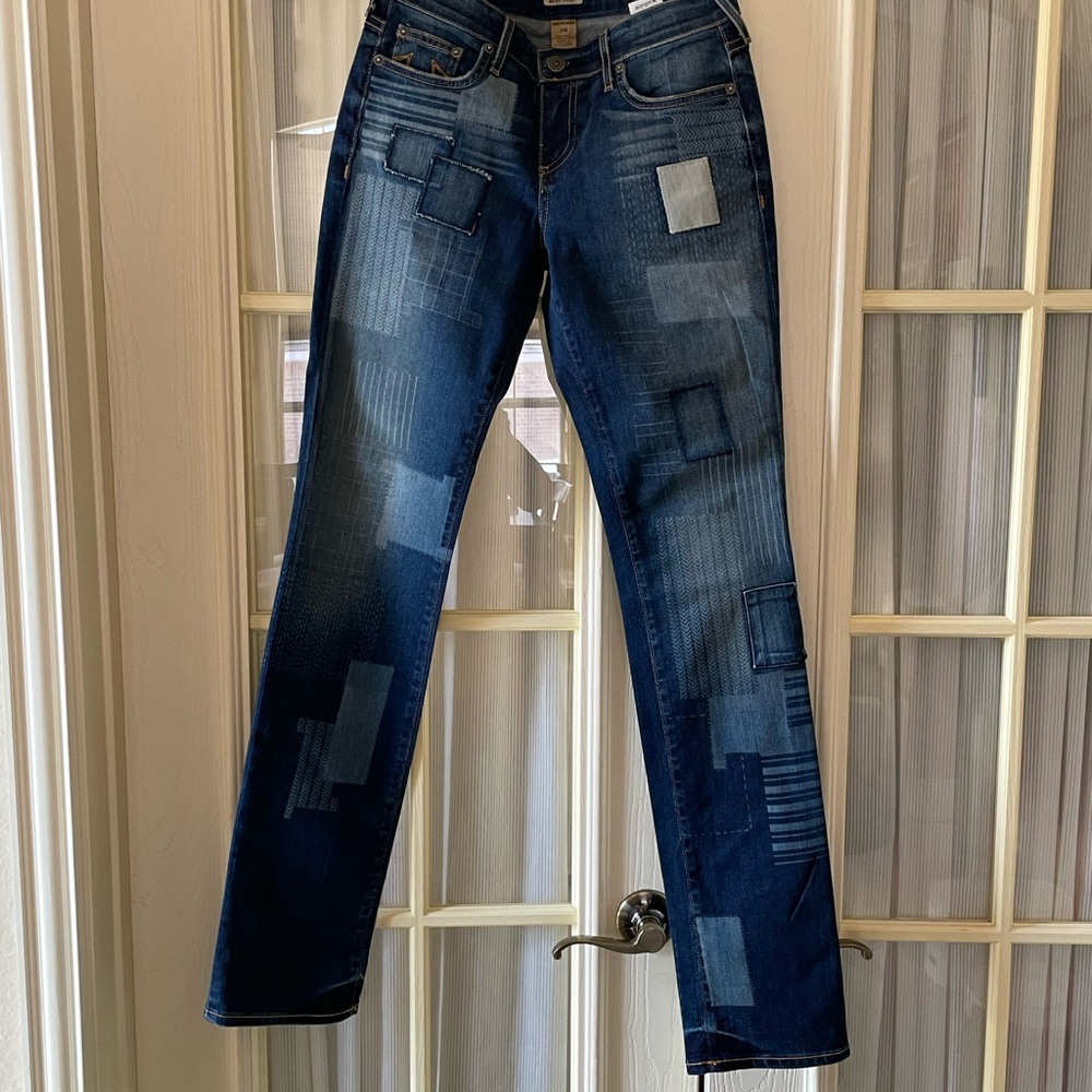 True Religion Cora mid rise straight size 26 jeans